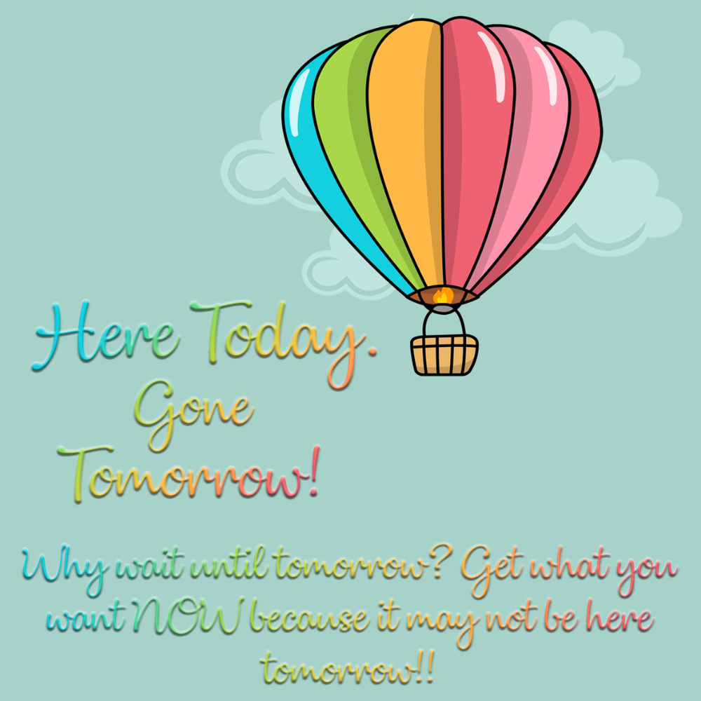 Don't Wait!